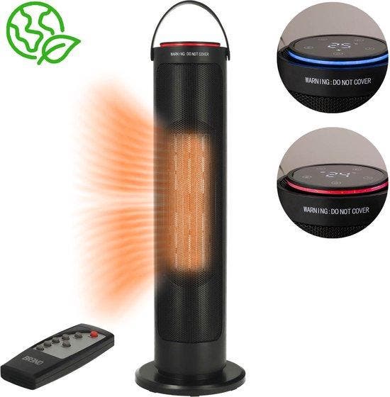 2dekans | BREND BR2221 Keramische Ventilatorkachel – 2000W, TV, Hi-fi & Vidéo, Télécommandes, Enlèvement ou Envoi