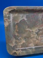 Platte – Onyx Marmor – dekoratives Tablett - Dienblad - Hout