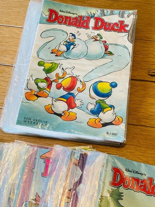 Donald Duck - Jaargang 2007 compleet ,meeste nummers in seal, Collections, Disney