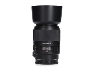 Sony SAL 100mm f/2.8 Macro - Macrolens - 1 jaar garantie, Ophalen of Verzenden, Zo goed als nieuw