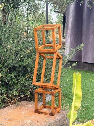Ana Lucia B.M - Sculpture Corten - XL - No Reserve