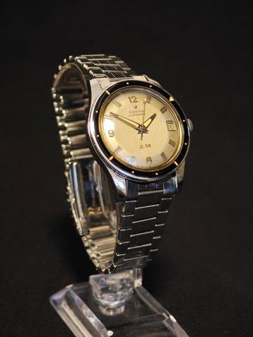 Zenith - S.58 Scaphandre Vintage Divers Watch - Heren -, Handtassen en Accessoires, Horloges | Antiek
