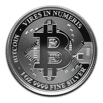 Niue. 2 Dollars 5 x 2022 1oz Niue $2 NZD Bitcoin Silver Coin