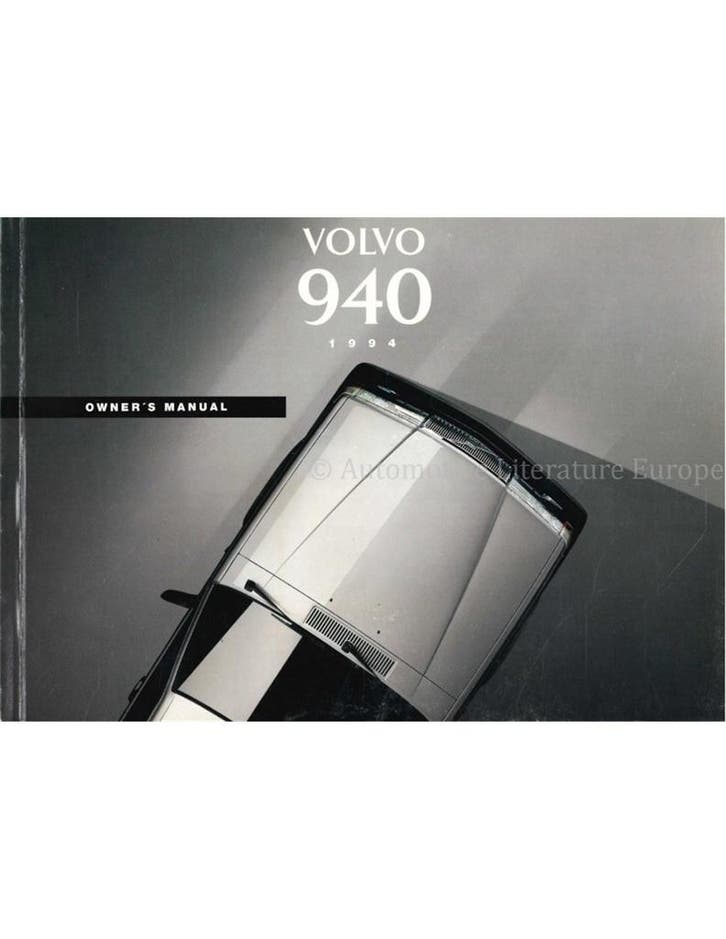 1994 VOLVO 940 INSTRUCTIEBOEKJE ENGELS, Autos : Divers, Modes d'emploi & Notices d'utilisation