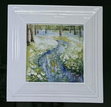 Meissen - Heinz Werner - Wandbord - Four Seasons - hardpaste