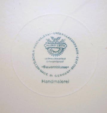 Villeroy & Boch «Bauernblume», diverse onderdelen -