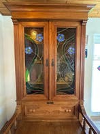 Kabinet - Glas-in-lood, Eik