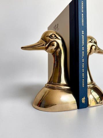 Bookstand Ducks - H16cm - Beeldje - 1920s Art Deco -