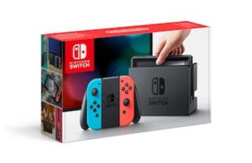 Nintendo Switch Console Set Blauw / Rood V1 in Doos - Unp..., Ophalen of Verzenden, Zo goed als nieuw