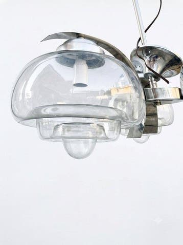 Lampe à suspendre - Verre, Antiek en Kunst
