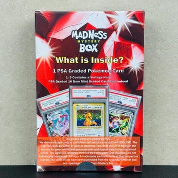 Pokémon Mystery box - Madness Mystery Box PSA 10 - Graded