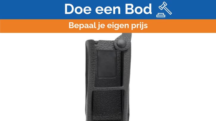 Bieden: Motorola PMLN8301A leather carrying case, Watersport en Boten, Navigatiemiddelen en Scheepselektronica, Ophalen of Verzenden
