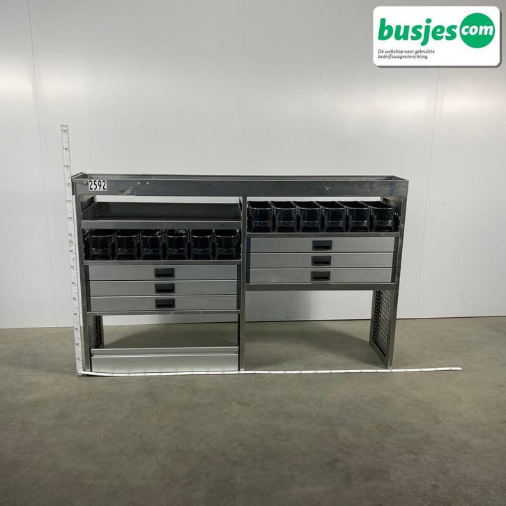 Aluca aluminium bedrijfswageninrichting gebruikt (nr 2592), Auto-onderdelen, Overige Auto-onderdelen, Gebruikt, Verzenden