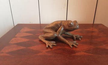 Figuur - Kikker - Brons
