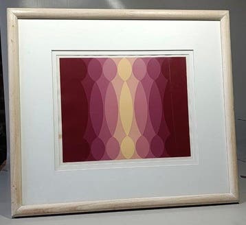 Dordevic Miodrag (1936) - Composition Op Art / Art Cinétique