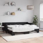 vidaXL Slaapbank met onderschuifbed en matrassen 80x200 cm, Verzenden, Nieuw