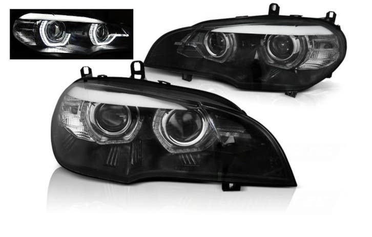 LED koplampen Angel Eyes Black geschikt voor BMW X5, Autos : Pièces & Accessoires, Éclairage, Envoi