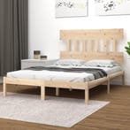 vidaXL Bedframe massief hout 160x200 cm, Verzenden, Nieuw