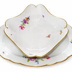 Carl Teichert - Schotel (2) - Porselein - Meissen