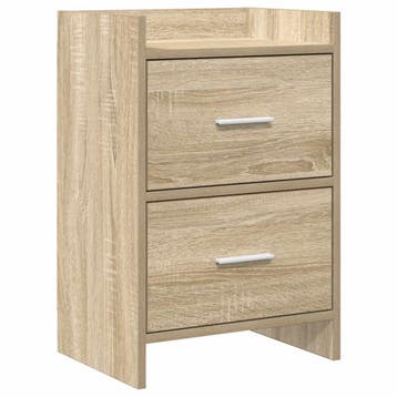 vidaXL Nachttafels Sonoma Eiken 40 x 30 x 60 cm Bewerkt hout, Verzenden