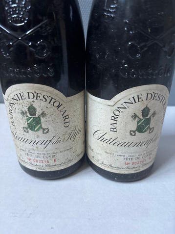 1988 Baronnie dEstournard Chateauneuf du Pape -, Nieuw