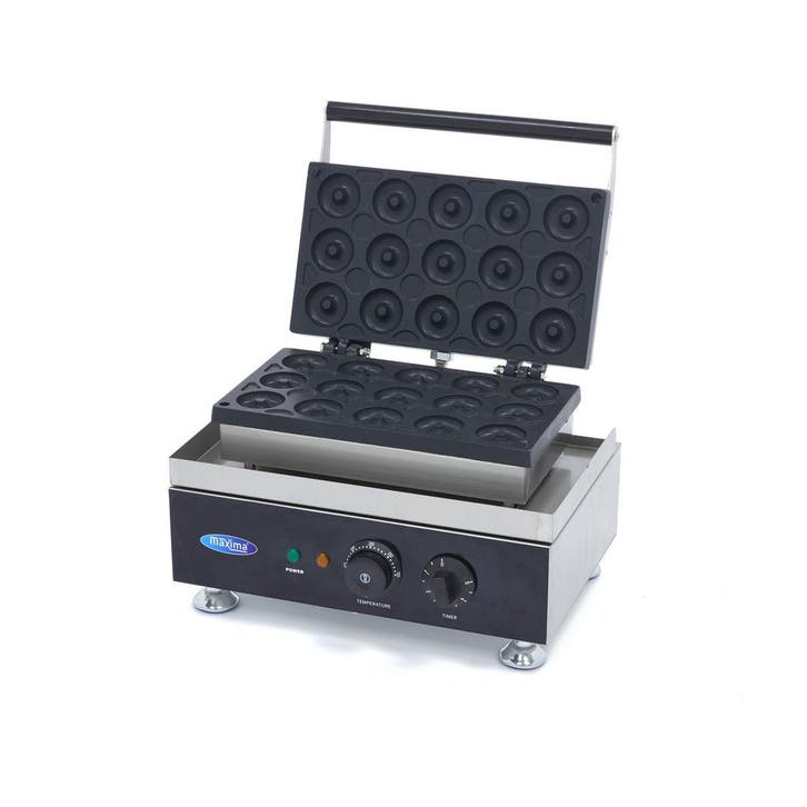 Donutmaker - 15 Mini Donuts - Ø 5 cm - Ingebouwde Timer -, Articles professionnels, Horeca | Équipement de cuisine, Envoi