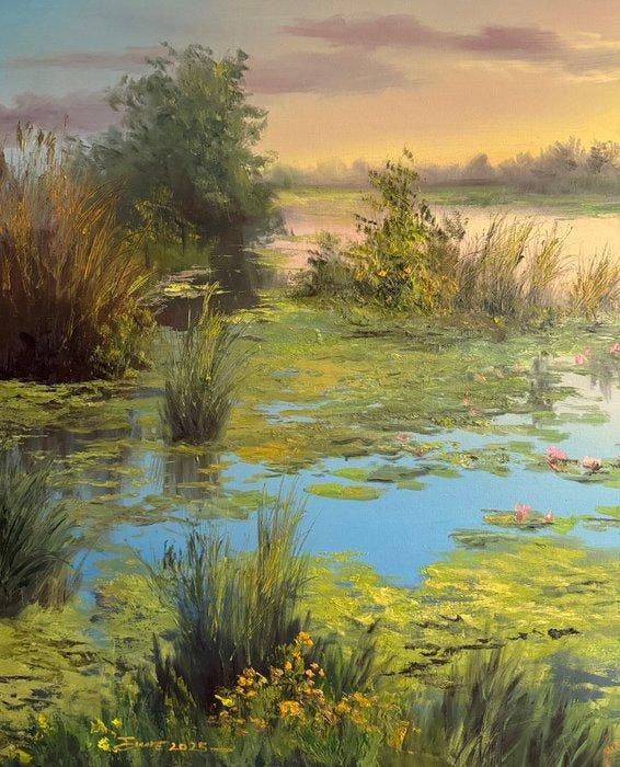 Emre Kinali - Miracle of nature, Antiek en Kunst, Kunst | Schilderijen | Modern