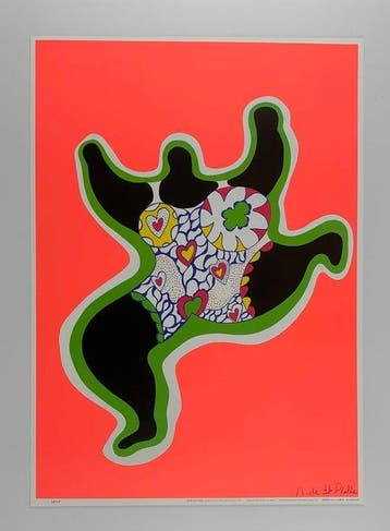 Niki De Saint-Phalle (1903-2002) - Leaping Nana, 1970 -