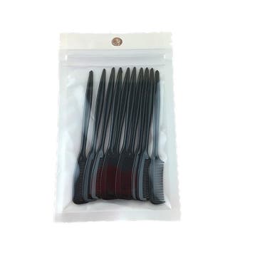 Eyelash Comb Wimperkam Lang Zwart 10 Stuks, Verzamelen, Verzenden, Nieuw