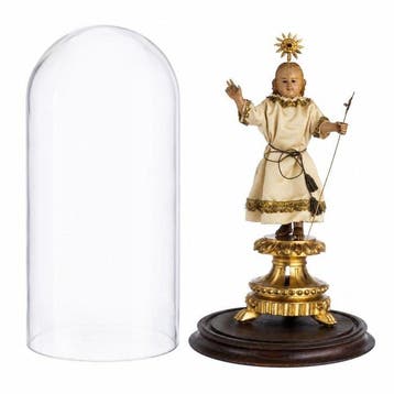 sculptuur, Baby Jesus, Savior of the World - 18th Century -