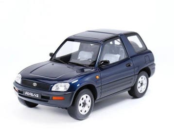 Radscale 1:18 - Modelauto - Toyota RAV4 - 1994 - Blauw, Hobby en Vrije tijd, Nieuw