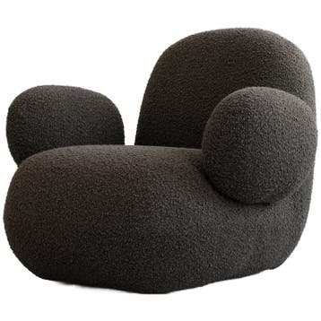 101 Copenhagen 101 Kopenhagen Toe Armchair Flat Diep Taupe -, Huis en Inrichting, Verzenden, Minder dan 75 cm, Zo goed als nieuw