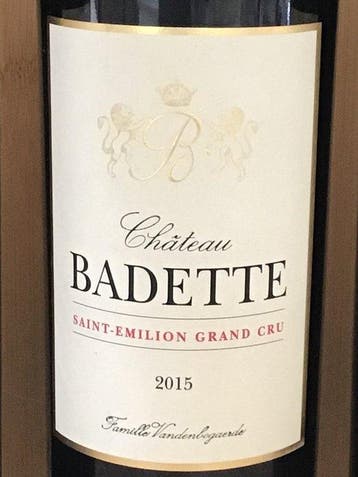 2015 Château Badette - Saint-Émilion Grand Cru - 1 Magnum