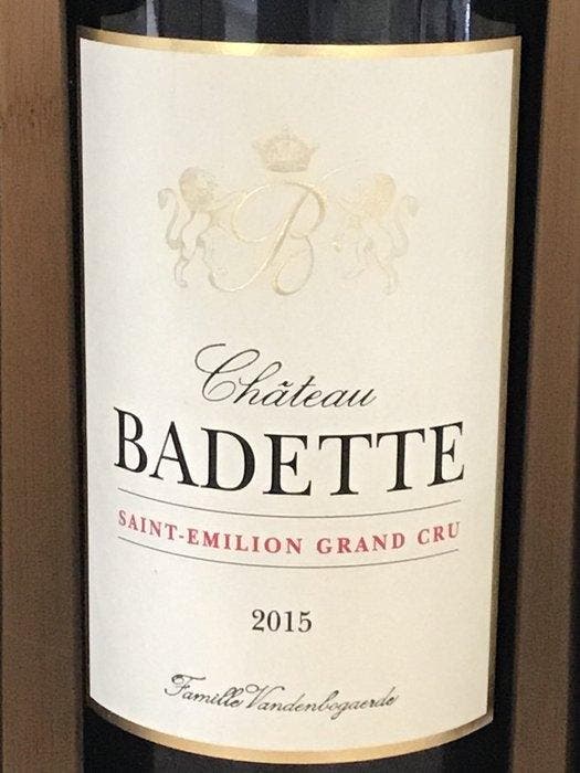 2015 Château Badette - Saint-Émilion Grand Cru - 1 Magnum, Collections, Vins