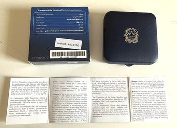 Italië. 5 Euro 2018 Costituzione Italiana Proof (Zonder, Postzegels en Munten