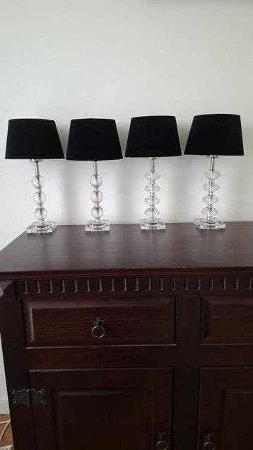 Lampe de table (4) - verre dart