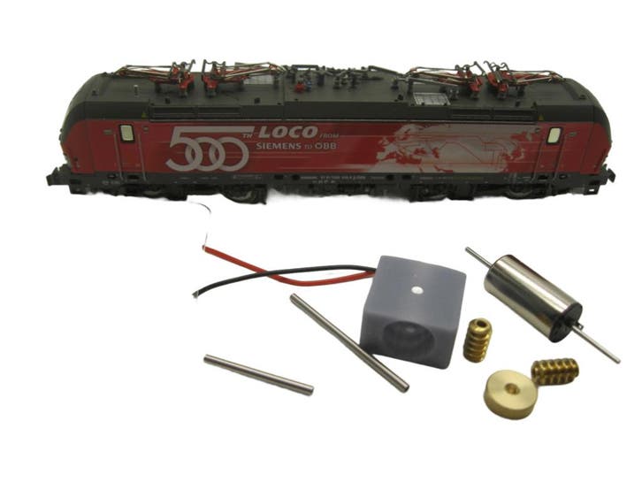 micromotor nf028C N ombouwset voor Fleischmann Vectron, BR, Hobby & Loisirs créatifs, Trains miniatures | Échelle N, Envoi