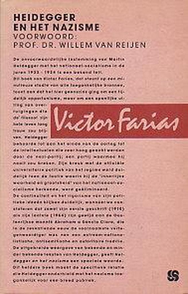 Heidegger en het nazisme 9789030404507 Victor Farias, Boeken, Filosofie, Gelezen, Verzenden