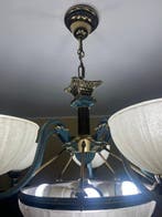 Lampe à suspendre - Laiton laqué - Lustre suspendu pour le