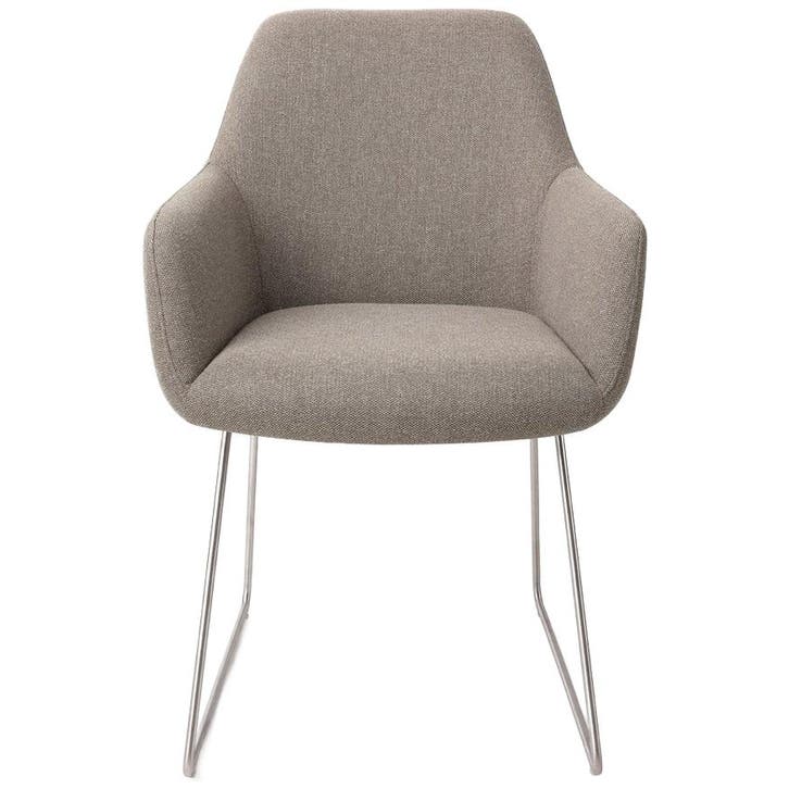 Jesper Home Hiroo Eetkamerstoel Foggy Fusion - Outlet -, Huis en Inrichting, Stoelen, Grijs, Zo goed als nieuw, Verzenden