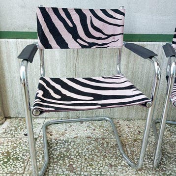 Chaise - Cuir de veau - Chaise Bauhaus