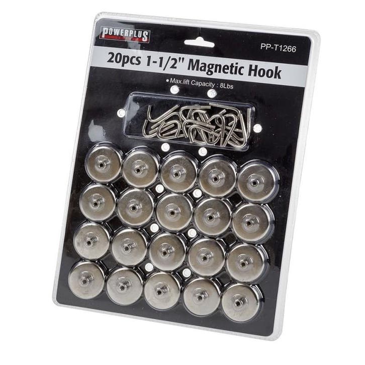 Set van 20 magnetische haken, Doe-het-zelf en Bouw, Werkbanken, Ophalen of Verzenden