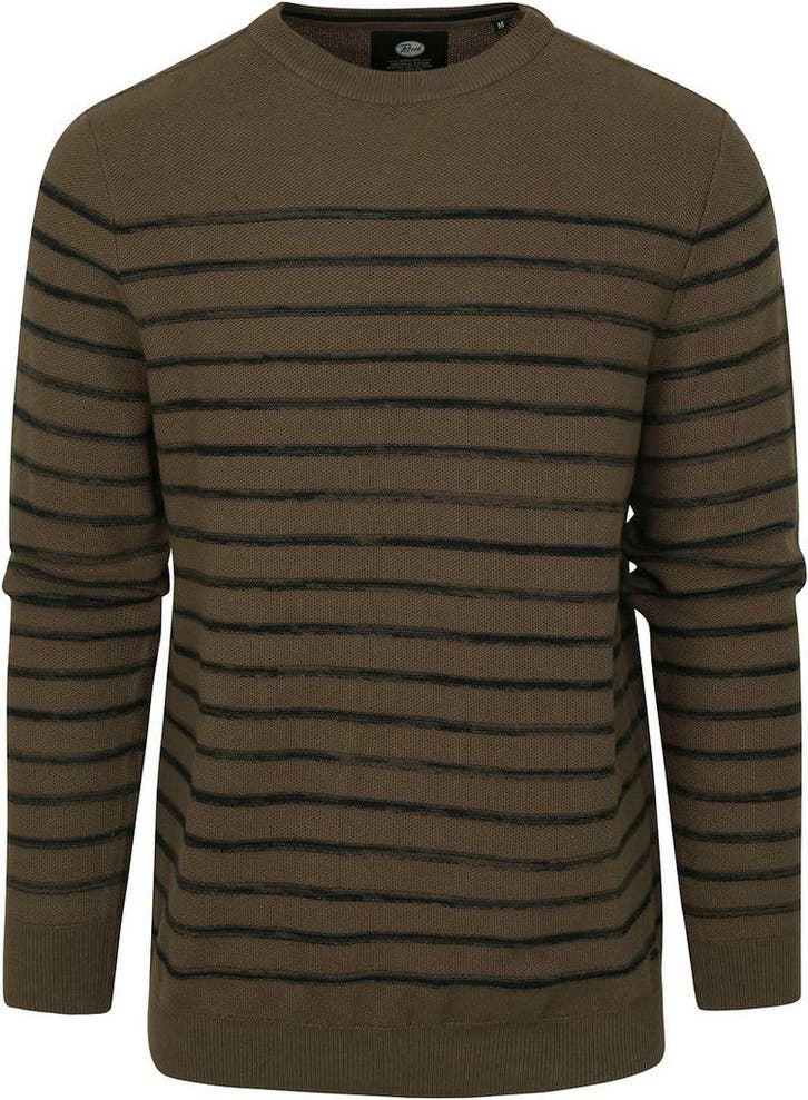 Petrol Trui Streep Donkergroen maat Maat 52/54 (L) Heren, Kleding | Heren, Truien en Vesten, Nieuw, Maat 52/54 (L), Verzenden