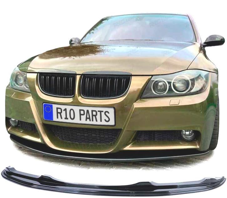 SPOILER LAME AVANT BMW E90 E91 05-08 LOOK M NOIR BRILLANT, Autos : Pièces & Accessoires, Carrosserie & Tôlerie, Envoi