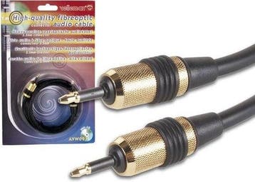 2dekans | Vezeloptische Kabel, 2 X 3.5Mm Optische Mannelijke, TV, Hi-fi & Vidéo, Câbles audio & Câbles de télévision, Ophalen of Verzenden