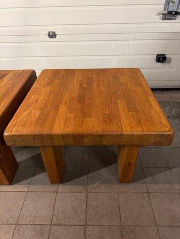 Salontafel (2) - Eik - brutalist, Antiek en Kunst
