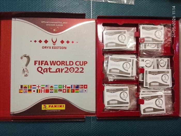 2022 Panini Fifa World Cup Qatar Oryx Edition 2022. Box c/, Collections, Autocollants