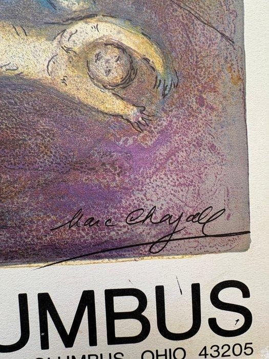 Marc Chagall - CHAGALL AT PACE / COLUMBUS - Jaren 1970, Antiek en Kunst, Kunst | Tekeningen en Fotografie