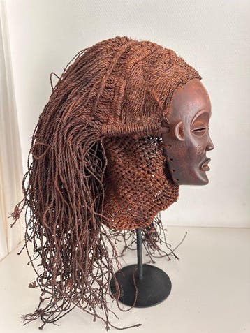 Masker - Mwana Pwo - Chokwe - Angola, Antiek en Kunst