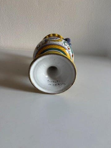 Vaas - Aardewerk - Vaso Volpi Deruta, Antiek en Kunst